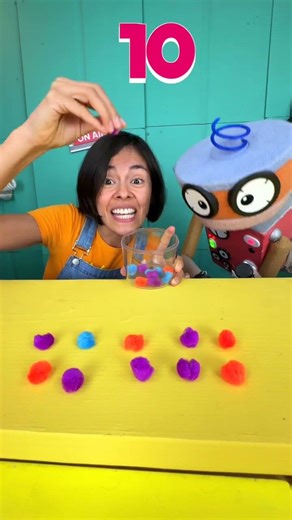Christina & Wimee count together! 🔢🤖 From 1 to 20 😯 #123andres #kidsvideo