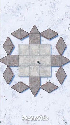 3x3 Rust Footprint design in #rustgame #gaming #rustbase #3x3