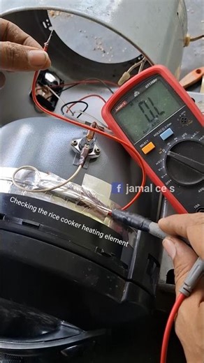 How to checking the rice cooker heating element#howtocheck #heatingelement #ricecooker