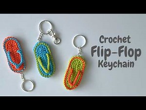 Flip-flop Keychain 🌞 Easy Crochet