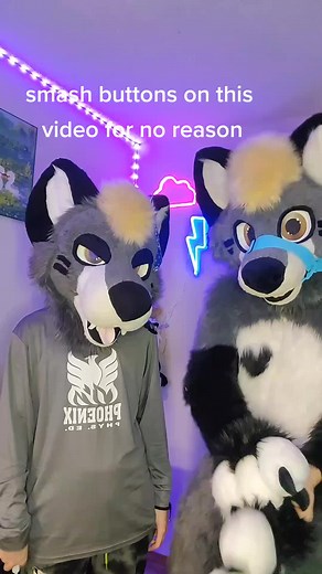 smol twin #protogen #furryart #protogenfursuit #fursona #furrycommunity #furries #fursuittutorial #furrydance #cutefurry #protogenmaker #fursuitmaker