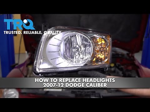 How to Replace Headlights 2007-12 Dodge Caliber