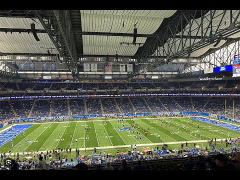 Detroit Lions Stadium Best Seats For A Football Game!