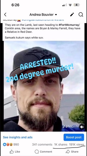 ARRESTED!! Brian Farrell. Finally charged with 2nd degree murder! #justiceforsamuelbird #JusticeForSam | Andrea Bee