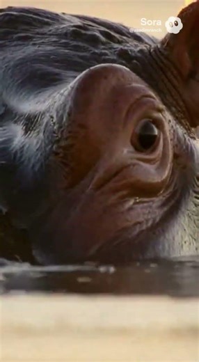 Elephant 🐘 vs Hippo 🦛 | River Standoff — No Fight, Pure Tension