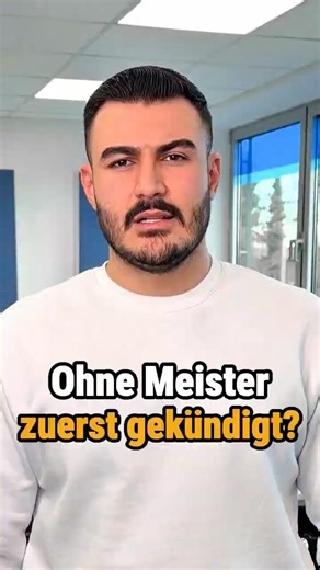 Ohne Meister wirst du eher gekündigt. #industriemeister #jobwechsel #weiterbildung