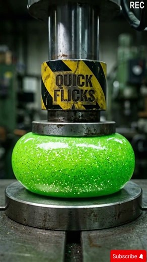 Hydraulic Press vs Slime Ball — You'll Watch This 10 Times #Shorts