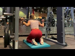 Workout Demos - Lower Body - Glutes - Kneeling Hip Thrust (Smith Machine)