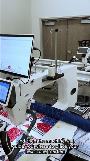 Moving zones in QCT6 is easy! #quilting #quilt #quiltingtips