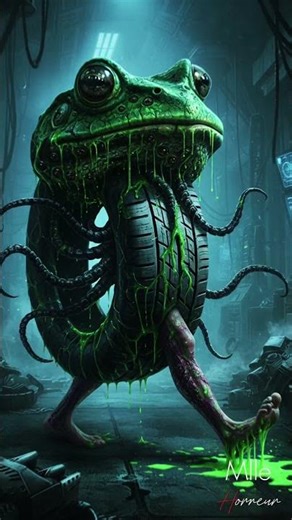 Before / After: Horrific Alien Brainrot Mutation 👽🧠 #brainrot #darkcinema #aiart #horrorshort