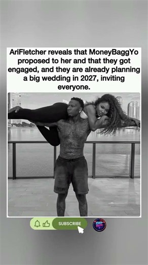 💍 Ari Fletcher confirms Moneybagg Yo proposed — wedding coming in 2027! #shorts #news