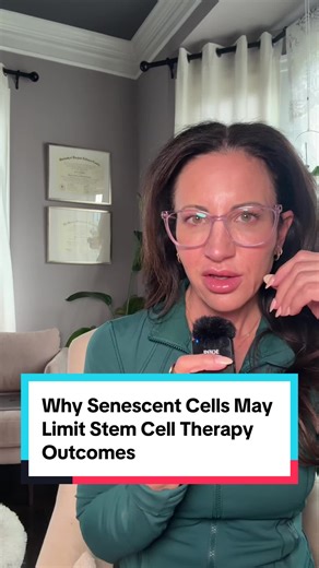 Why Senescent Cells Limit Stem Cell Therapy Outcomes