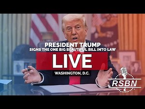 LIVE REPLAY: President Trump Signs the One Big Beautiful Bill Into Law - 7/4/25