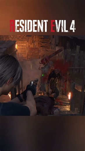 Gameplay Brutal_RE4 Remake #residentevil #residentevil4 #gameplay #gameshorts #leonskennedy