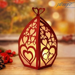 Romantic Valentine Lantern DIY Valentine Paper Cut, Heart Lantern for Home Decorations, Happy Valentine Day 3D Paper Cut Light - Etsy