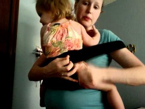 How to Safely Wear Your Baby with a Homemade T-Shirt Carrier