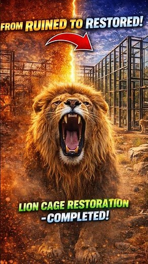 Watch This Lion Habitat Come to Life 🦁 | Zoo Construction Timelapse