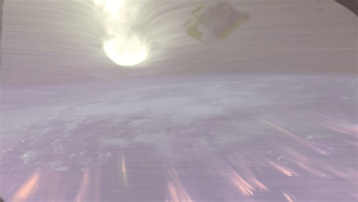 Incredible POV Shows Orion Entering Earth's Atmosphere At 32 Times The Speed Of Sound