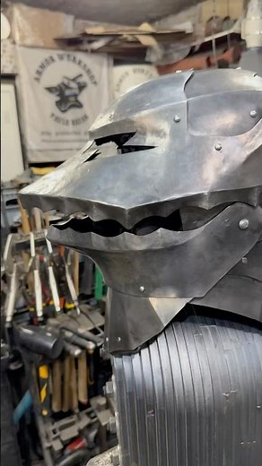Berserk helmet production Armor Workshoop Pavlo Kozak