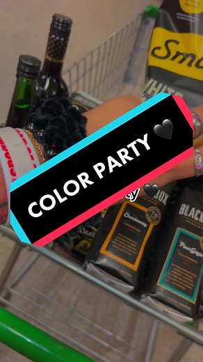 Black Snacks for Color Party Ideas