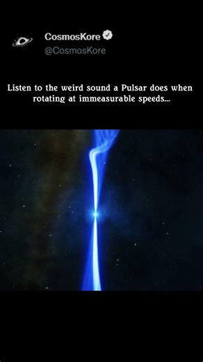 This Is How A PULSAR Sounds ! #space #universe #planet #nasa #moon