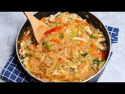 Pad Woon Sen (THAI GLASS NOODLES STIR FRY RECIPE)