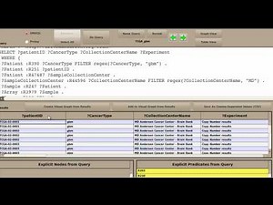 TCGA S3DB SPARQL endpoint testing with Allegrograph