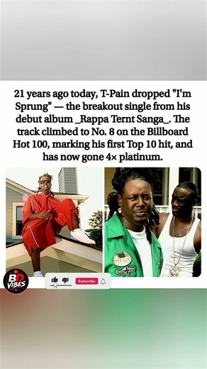 *21 YEARS AGO TODAY: T-PAIN DROPPED "I'M SPRUNG" AND CHANGED R&B FOREVER!*#shorts #viral #trending