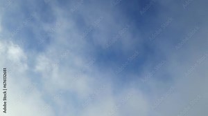 Time Lapse Footage of Fast Moving Clouds over England UK
