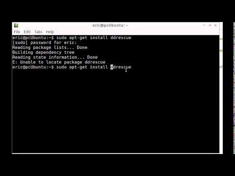Install ddrescue (gddrescue) on Ubuntu Linux