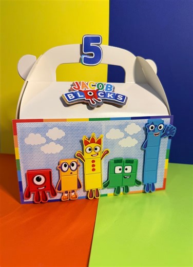 Numberblocks Party Boxes - Etsy