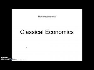 Classical Economics