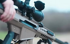 巴雷特M107半自动狙击步枪靶场射击_哔哩哔哩_bilibili