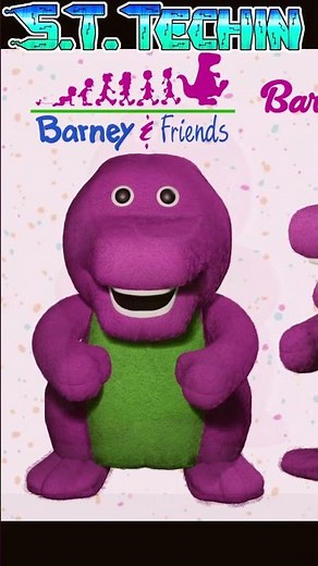 Barney Doll Season 1 3D Model Showcase #barneythedinosaur #3dmodel #3dmodeling #blender