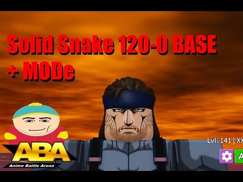 [ABA UPDATE] SOLID SNAKE 120-0 BASE + MODE