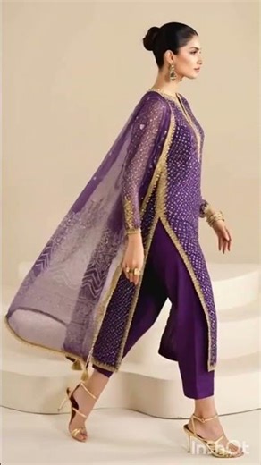 💜 Purple Long Shirt Ideas for Eid 2026 | Trendy Lambi Kameez Designs