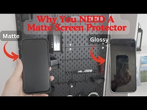 3 Reasons You NEED a Matte Screen Protector