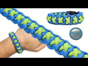 How to Make a Paracord Bracelet XOXO Bar Paracord Knot Tutorial for Beginners