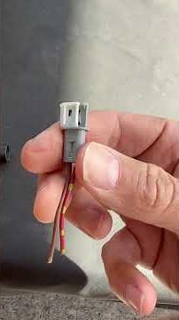 How to de-pin Tyco PBT GF10 2 pin connector BMW MINI