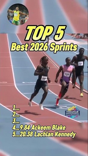 Top 5 Fastest Sprint Performances In 2026 Season!