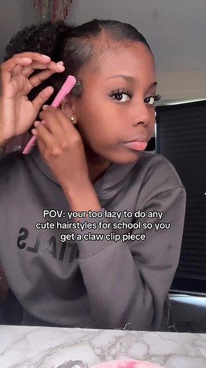 Effortless Type 4 Hair with Claw Clips | Quick Styles