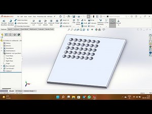 3D Patterns In Solidwork | Pattern | Curve Driven | Sketch Driven | Table Driven | Fill | Variable