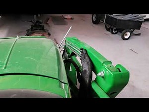 John Deere 3038e bucket level indicator (no drilling)