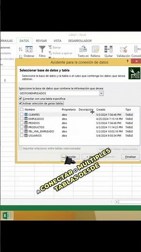 👩🏻‍💻Cómo conectar sql con Excel #sqlserver #exceltips #sistemas #tecnologia #ciênciadedados
