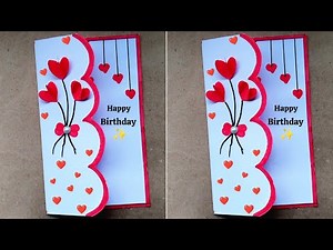 How to make Birthday greeting card 🎂| Easy and beautiful Happy Birthday card | DIY card for Birthday