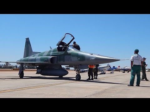Airplane Northrop F-5EM Tiger II Take Off Video