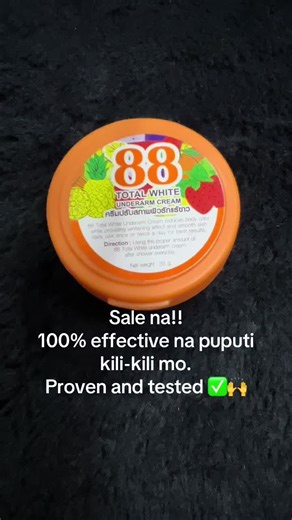88 Total White Underarm Cream Review for Effective Whitening