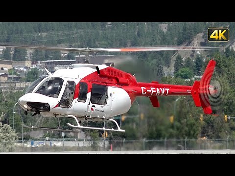 TOPFLIGHT Bell 407 C-FAVT Hover Training at YYF Airport