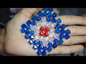 Look how beautiful! DIY Beaded Coaster | Easy Bead Craft Tutorial | Handmade Coaster Idea