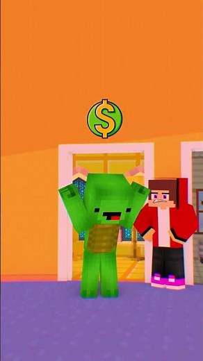 JJ and Mikey vs MineGirlZ : Big Granny and Verity Hide and Seek in Minecraft